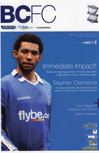 Match programme
